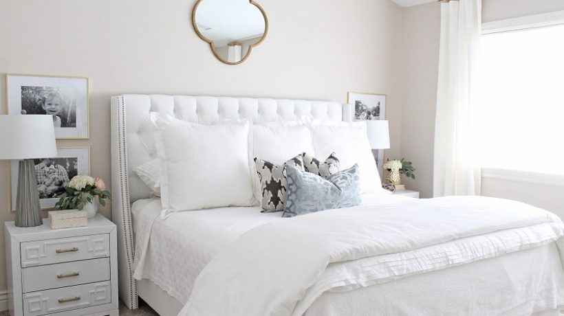How to decorate a white bedroom