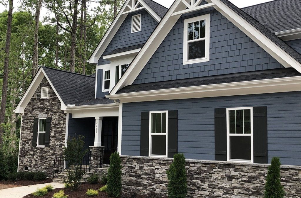 Grayish Blue Exterior Paint for a Gorgeous Finish