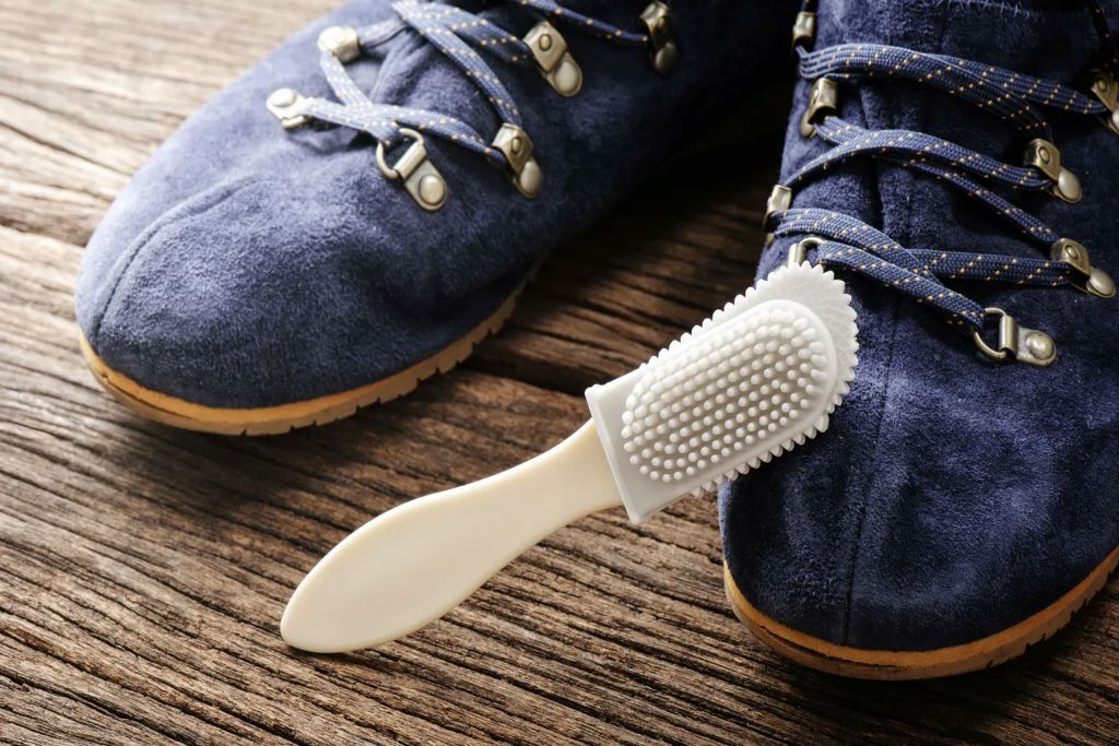 How do you professionally clean suede shoes?