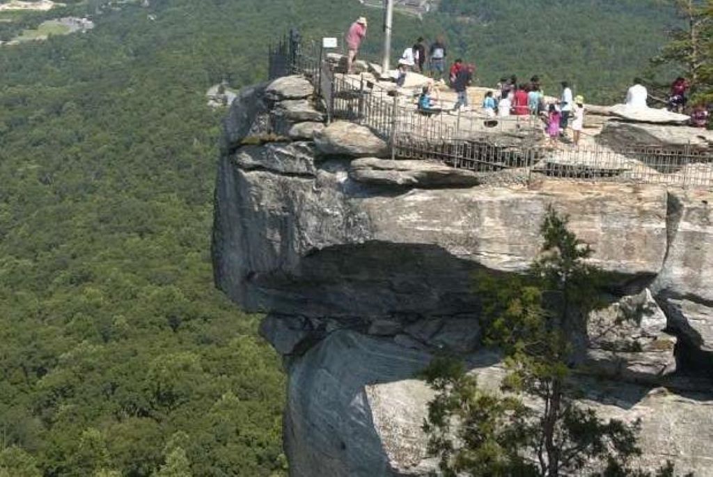 What type of feature is Chimney Rock