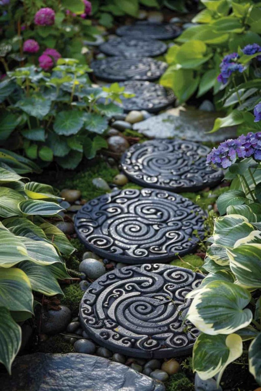 Creative ideas for stepping stones that stand out on a budget