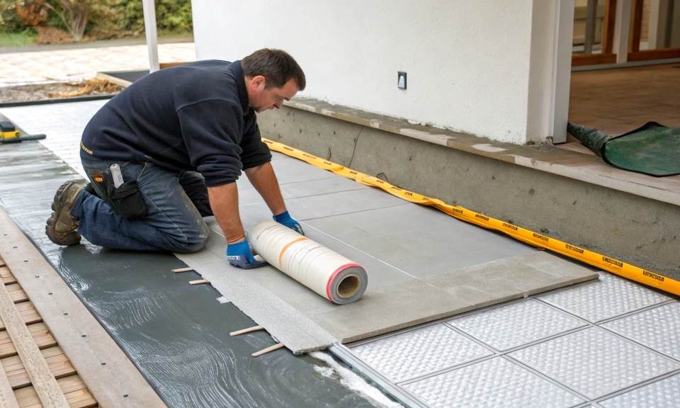 How to Install Uncoupling Membrane for Tile on Concrete