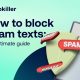 How to stop spam texts to your landline iphone