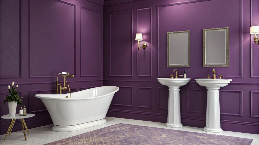 Transform Your Space with Purple Bathroom Decor