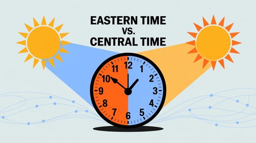 The Simple Answer: Eastern Time vs. Central Time