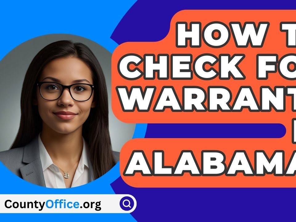 How to Check If You Have a Warrant in Alabama